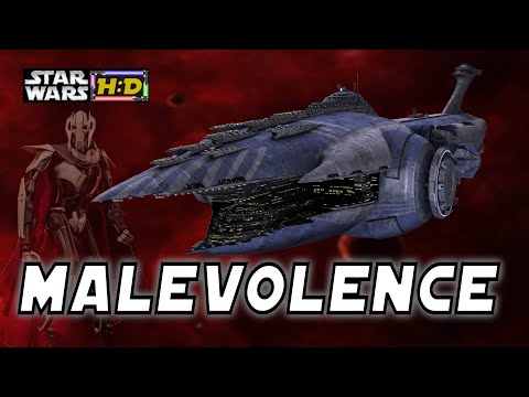 SECRETS OF THE MALEVOLENCE - General Grievous' Superweapon Ship |Star Wars Hyperspace Database|