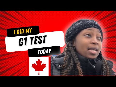 I did my G1 Ontario test today! Pass or fail? 😭🙂🙄