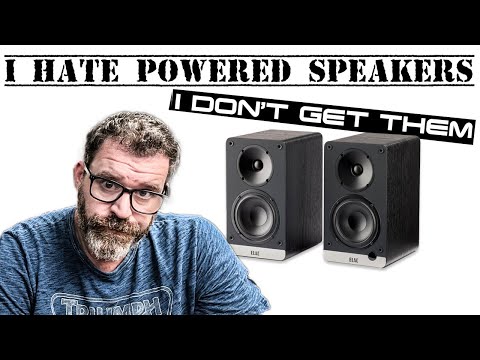 Audiophile Rants about Powered Speakers!  I Hate Them - Starring the ELAC Debut ConneX DCB41