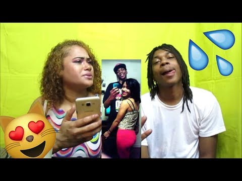 REACTING TO OUR OLD PHOTOS (COUPLE CRINGE)