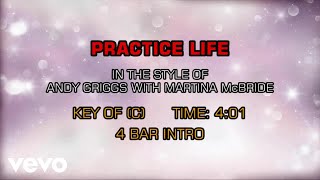 Andy Griggs &amp; Martina McBride - Practice Life (Karaoke)