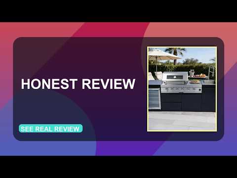 85-Inch 4-Burner 72000 BTU Stainless Steel Outdoor Kitchen Island Gas Grill, 304 BBQ Island with Refrigerator, Rotisserie Ready, Granite Countertops, Storage Cabinets & Drawers, Side Burner video review thumbnail
