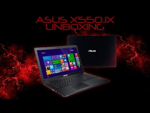 ASUS X550JX black-red edition unboxing / kicsomagolás