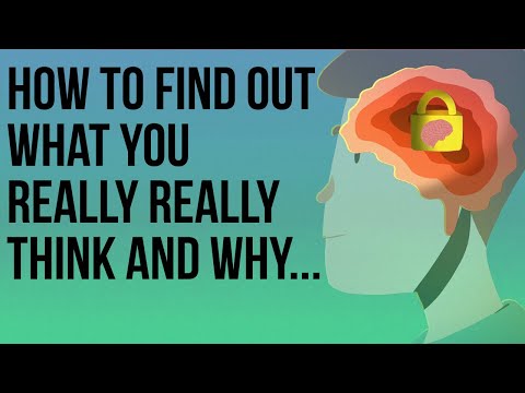 あなたが本当に本当に考えていることと、その理由を見つける方法... (How to Find Out What You Really Really Think and Why...)