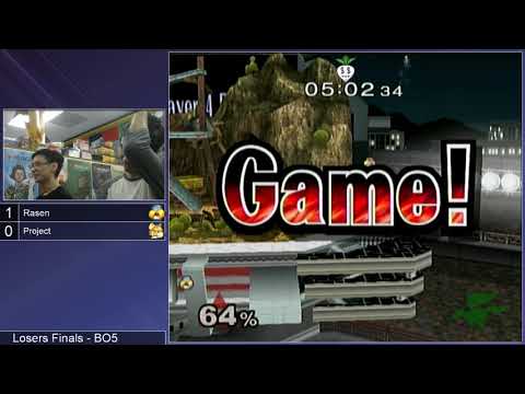 GSS 114 SSBM - Rasen (Sheik) vs. Project (Fox) - Melee LF