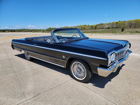1964 Chevy Impala SS Convertible For Sale~409/425hp with Dual Quads~4 Speed Manual
