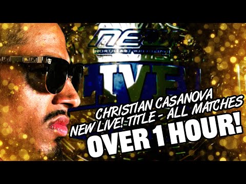 Christian Casanova (WWE's CARMELO HAYES) All NEW LIVE! Title matches! (OVER ONE HOUR!)