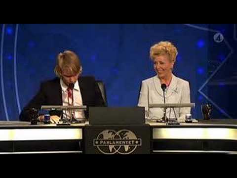 Björn Gustafsson, Tips från coachen, Parlamentet 20/4 2008