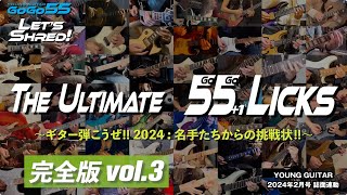 完全版Vol.3  The Ultimate 55+1 Licks（本人解説・コメント付き）