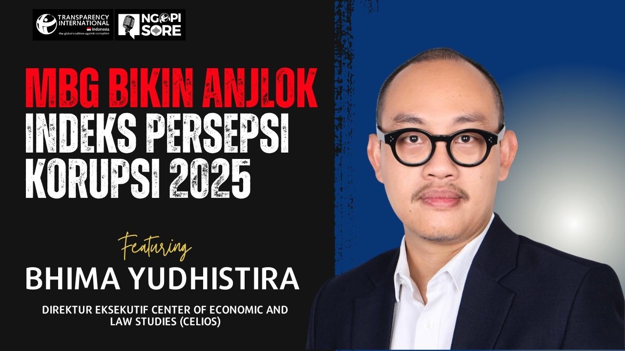 MBG Bikin Anjlok Indeks Persepsi Korupsi 2025