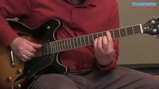 Video thumbnail for Washburn HB30 Semi-hollowbody Electric Guitar Demo - Sweetwater Sound by Sweetwater