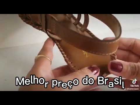 Sandalia em Couro legítimo. www.sandaliasconfort.com.br