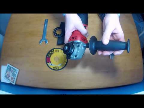 How to Assemble and Put Disc on Milwaukee Small Angle Grinder