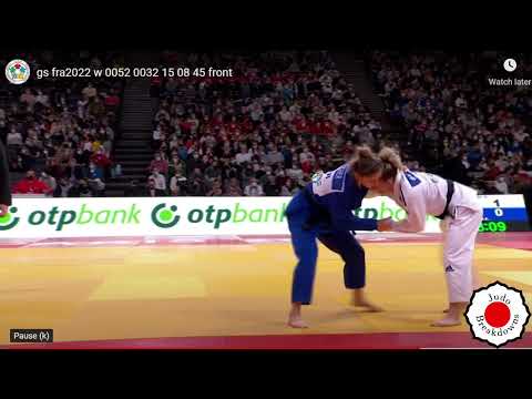 Distria Krasniqi vs. Fabienne Kocher - U52 Womens Judo Grand Slam Paris 2022