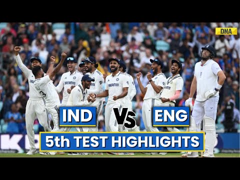 IND Vs ENG Highlights: Mohammed Siraj Shines As India Clinch Famous Win Vs England, Level Series 2-2