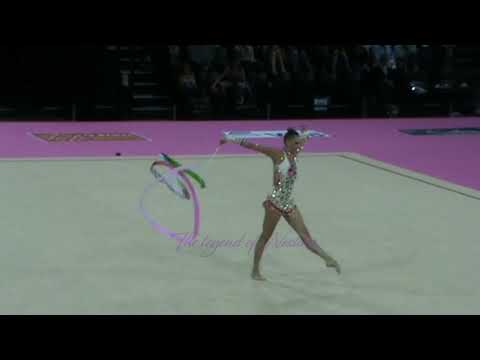 Hanna RABTSAVA (BLR) ribbon - 2011 Montpellier worlds Qualifs
