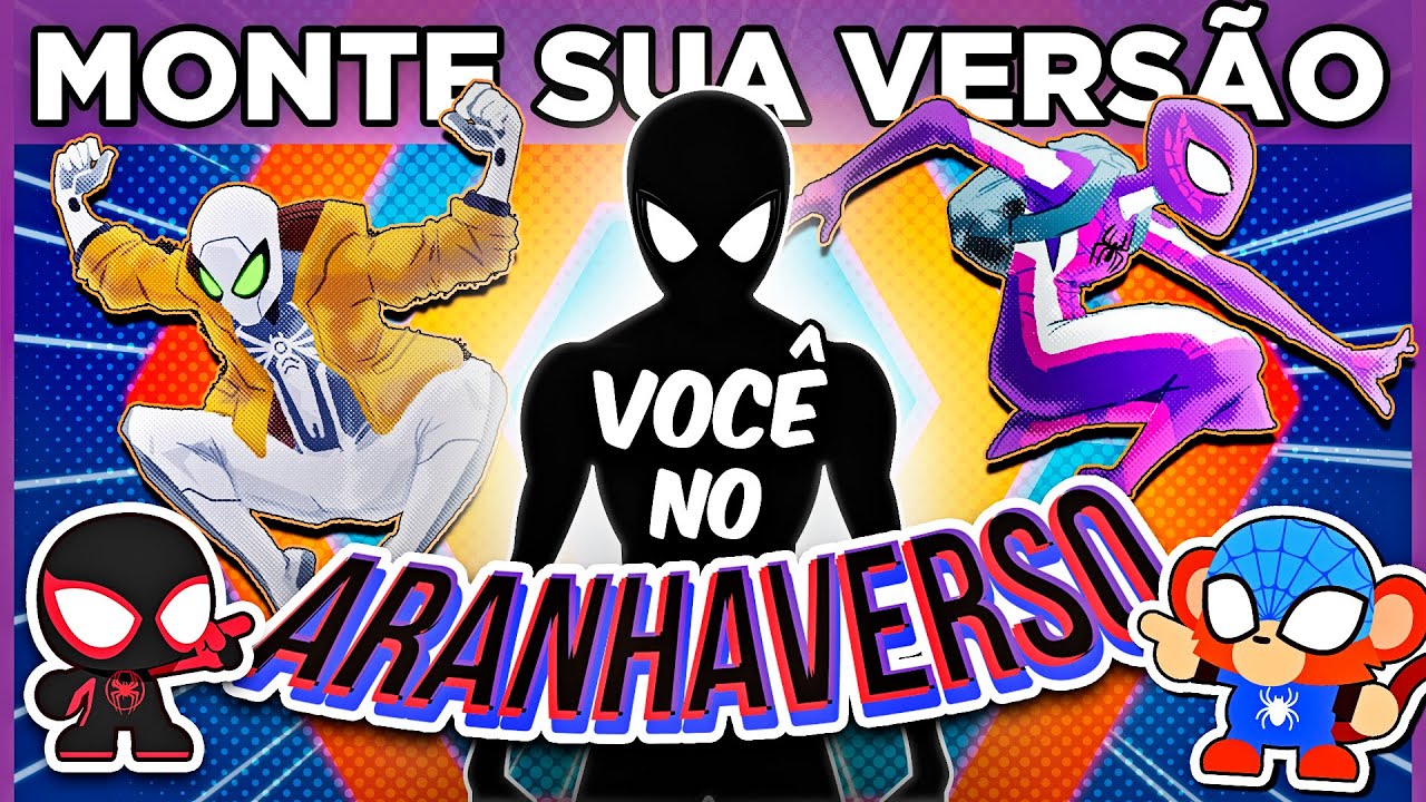 🕷️ MONTE SUA VERSÃO ARANHA 🕷️ | Quem você seria no aranhaverso?🕸️ #spidersona #aranhaverso
