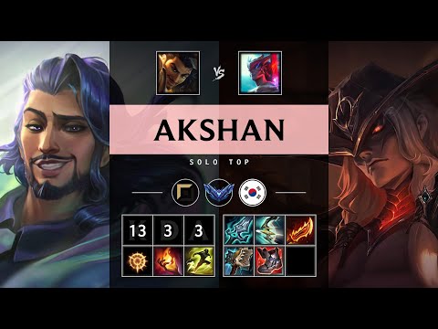 Akshan Top vs Yone - KR Diamond Patch 25.05