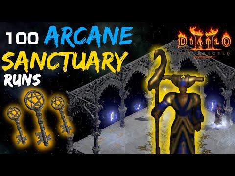 100 Arcane Sanctuary Runs: Is Ghost Farming Good? - Diablo 2 Resurrected