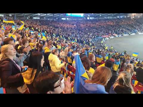 National Anthems Scotland Vs Ukraine Nations league Hampden Glasgow Wed 21 Sep 22