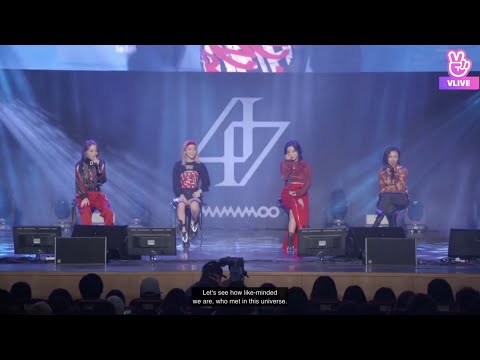 [ENG SUBS] 191114 MAMAMOO VLIVE CH+ | reality in BLACK FAN SHOWCASE