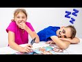 Maria Pretends To Clean And Other Fun Family Videos