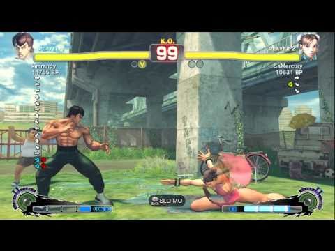 kimrandy [Fei] vs SaMercury [Chun] SSF4 Japanese Online Ranked Matches - TRUE-HD