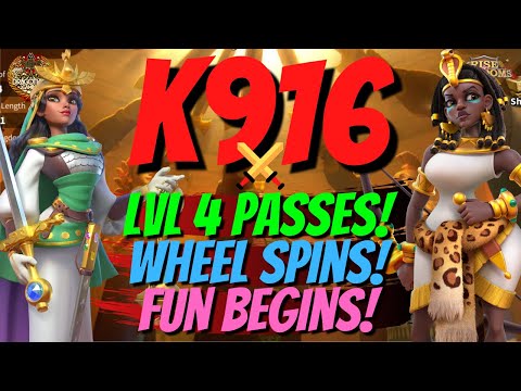 K916 KvK Level 4 Passes OPEN! Graveyard shift for this KvK begins now!