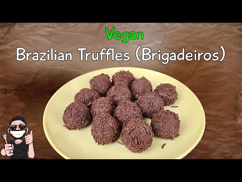 Vegan brigadeiros (Brazilian Chocolate Truffles) Recipe - Easy