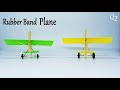 Rubber Band Powered Paper Plane Flying Airplane Paper Flying Toy