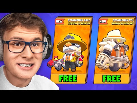 UZEO SAM BESPLATNE SKINOVE U BRAWL STARSU! *brutalni su*