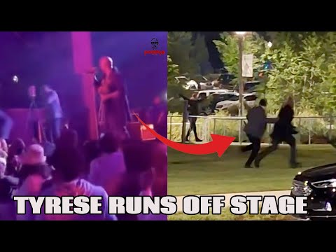 Tyrese Runs Off Stage After Sheriff Tries To Serve Him Lawsuit Papers