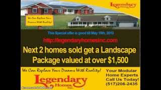 preview picture of video 'Best Incentive Package EVER 517-206-2435 Legendary Homes'
