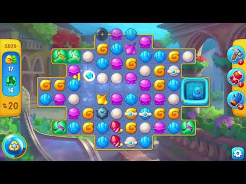 [FISHDOM Walkthrough] Level 5929 Hard (Qua màn - Fishdom)