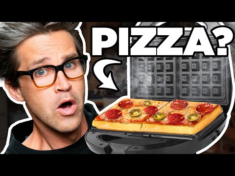 Putting Weird Things In A Waffle Maker (Test)
