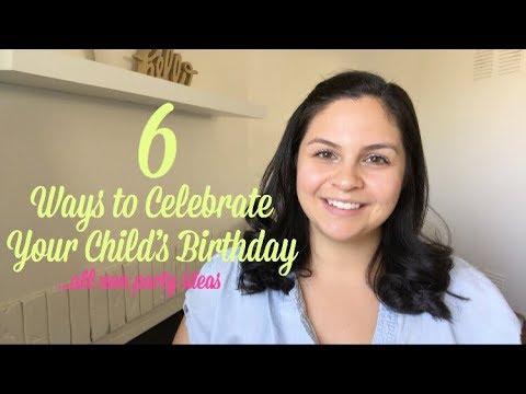How do you ask kids for no birthday party?
