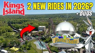 Kings Island New For 2026! Bugs, Phantom & A NEW Ride In The Crypt?