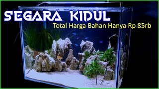 Setting Aquascape Batu Pasir - Tema Pantai