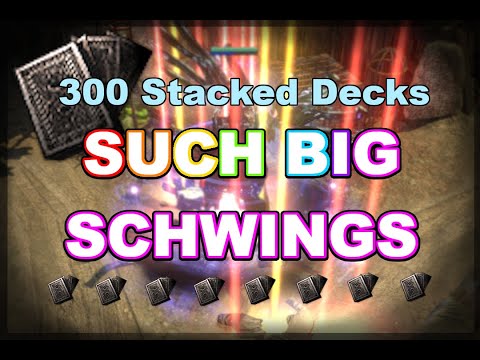 PoE Heist: So Many Schwings! 300 Stacked Deck Gamble