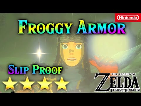 Froggy Armor | SLIP PROOF | All Upgrades | Full Cost | 4 Stars | Zelda Tears Kingdom