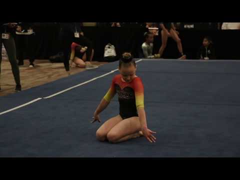 Grace Hassenplug Floor SoCal State 2019 Wildfire Gymnast Level 7