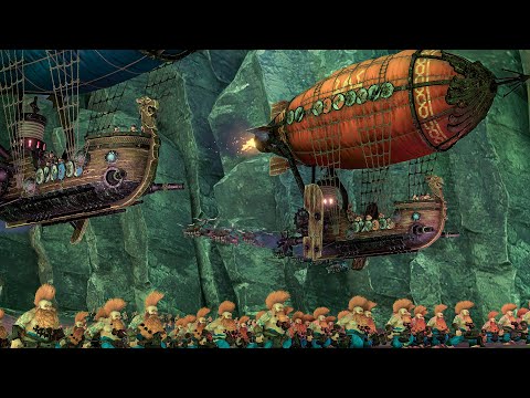 DWARFS vs SKAVEN - Battle at the Gnaw Pit - Total War: Warhammer 3 Cinematic Battle