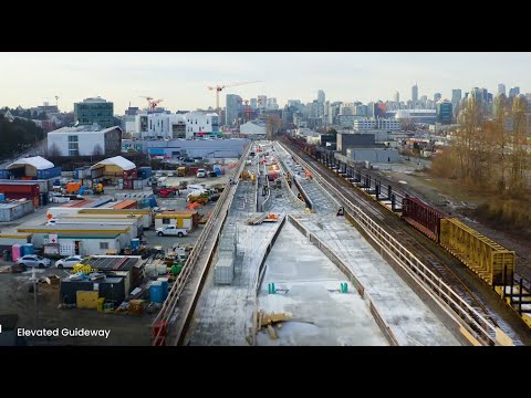 Aerial views of the Broadway Subway Project in Vancouver | ACCIONA