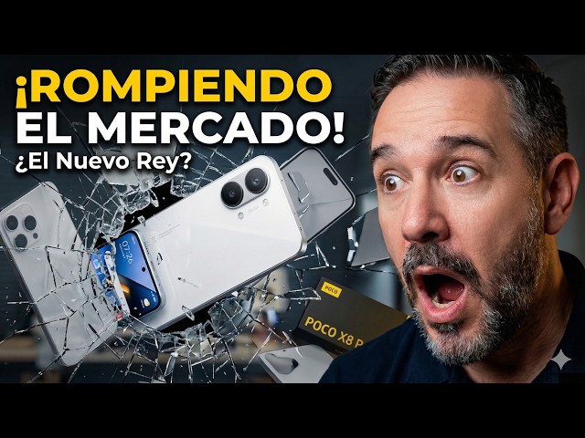Vídeo relacionado con XIAOMI POCO X8 Pro MAX - Smartphone de 12+256GB, Dimensity 9500s, batería de 8500 mAh, Sensor Light Fusion 600 de 50MP con OIS, 1 año de garantía Extra, Cargador no Incluido, Negro (Versión ES)