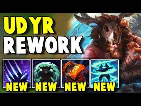 UDYR REWORK IS REALLY INSANE!! First Impressions + New Awaken Stances
