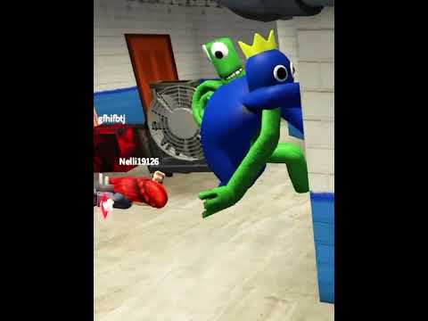 SHORTS roblox rainbow friends green blue purple #shortsrobloxgame