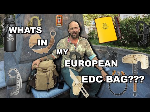 What's in my EDC Bag in Eastern Europe? European Every Day Carry Bag