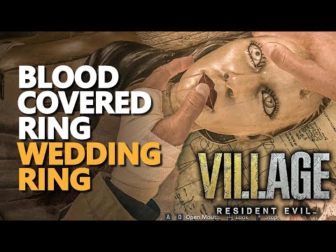 Blood Covered Ring Resident Evil Village Wedding Ring