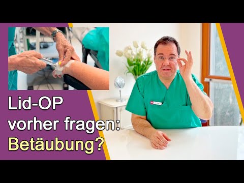 Augenlid-OP – Welche Betäubung nehme ich: Örtliche, Dämmerschlaf, Narkose?