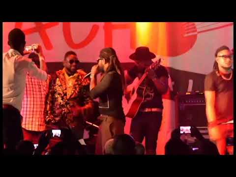 FERRE GOLA AND PREZDA INGWE BANDASON  ON STAGE